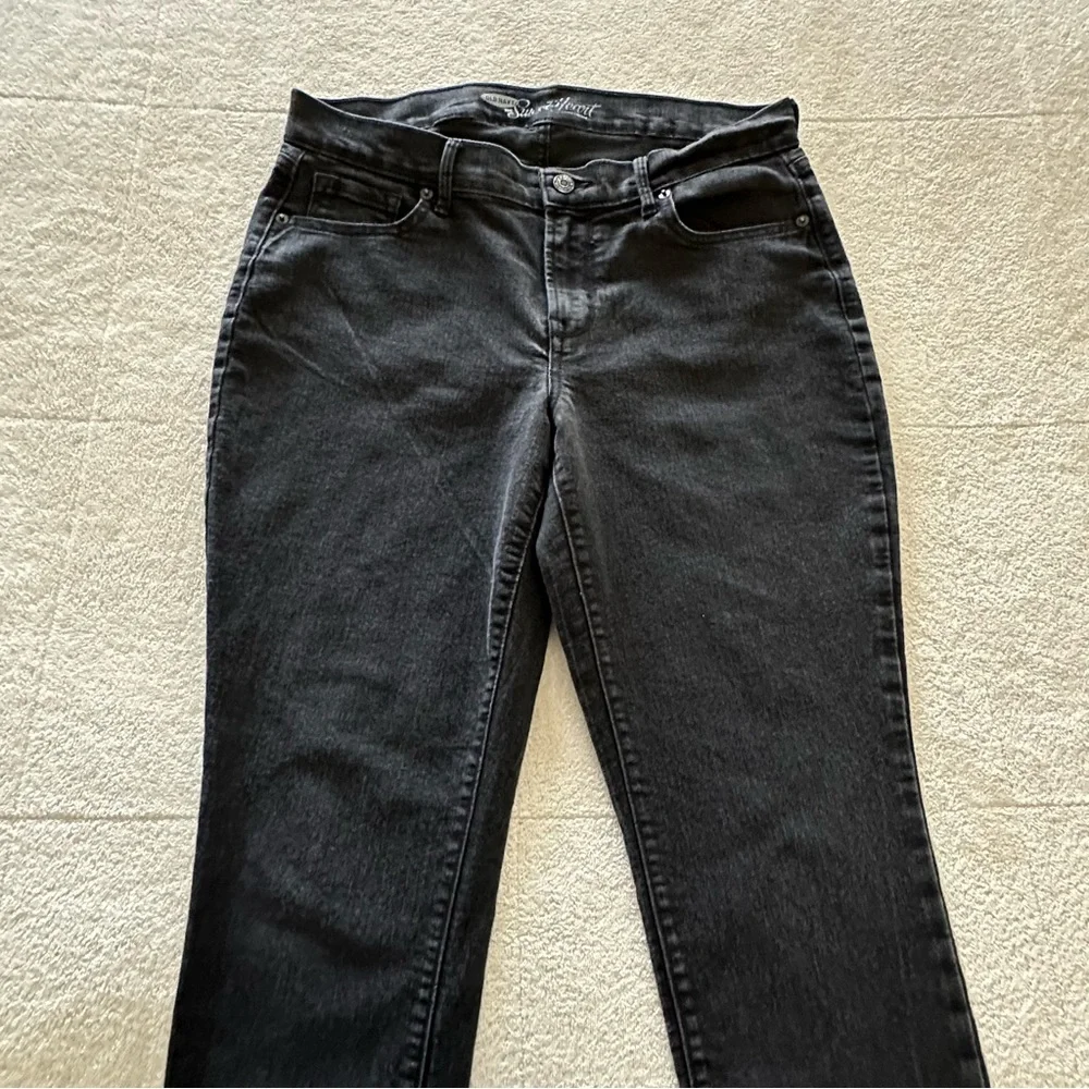 Old Navy The Sweetheart Black Denim Jeans 10